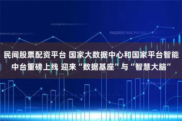民间股票配资平台 国家大数据中心和国家平台智能中台重磅上线 迎来“数据基座”与“智慧大脑”